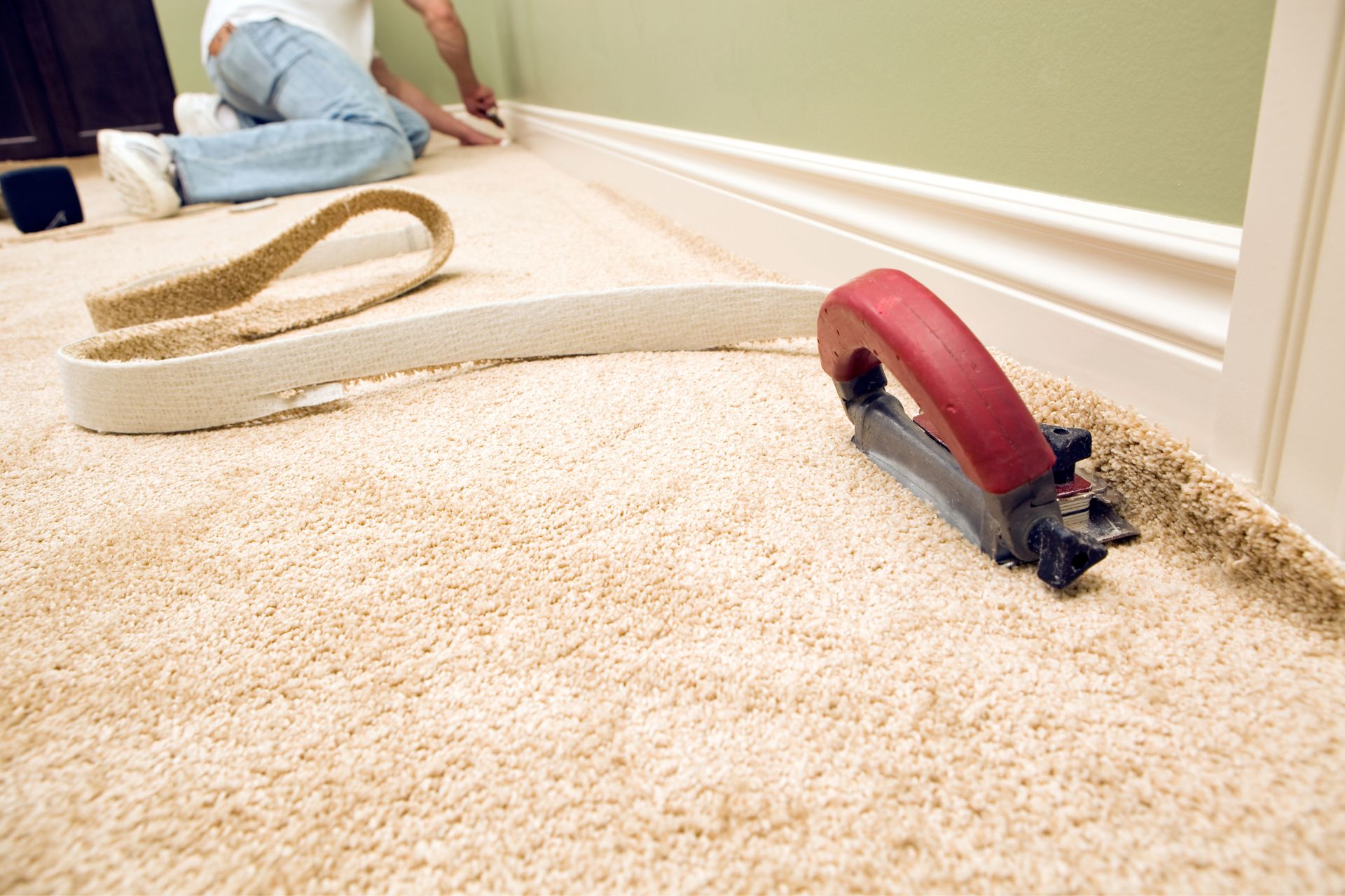 Preparing room for carpeting Preparing room for carpeting by Alfords Custom Hardwood Floors